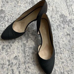 Naturalizer D’orsay Black Animal Print Pump